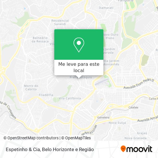 Espetinho & Cia mapa