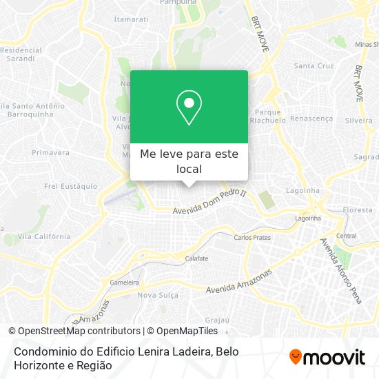Condominio do Edificio Lenira Ladeira mapa