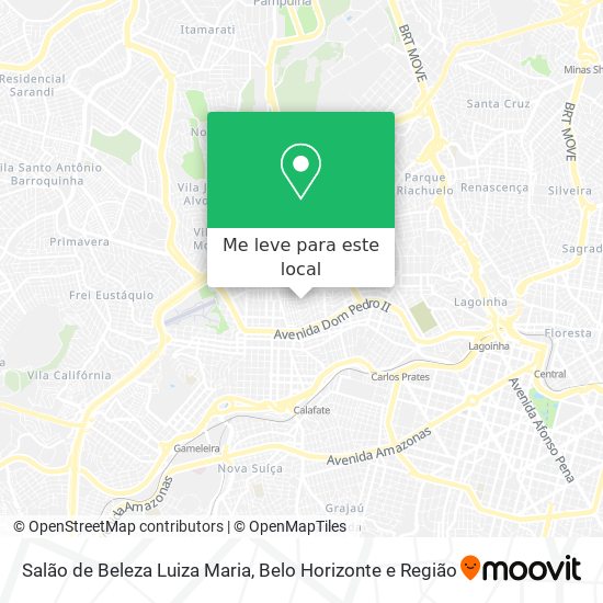 Salão de Beleza Luiza Maria mapa