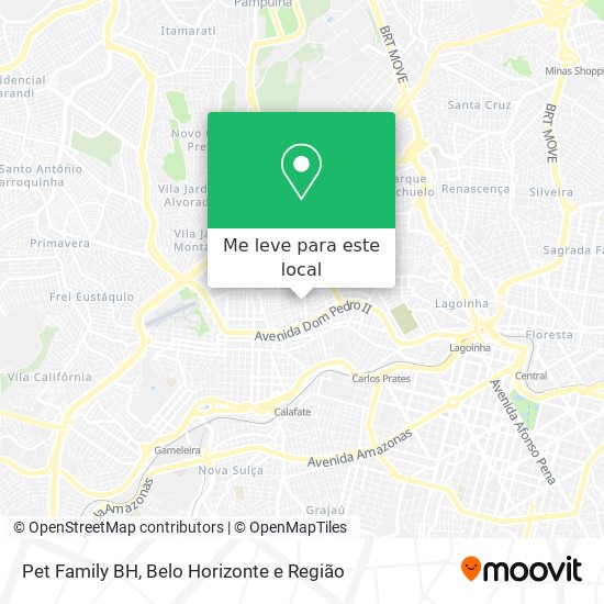 Pet Family BH mapa
