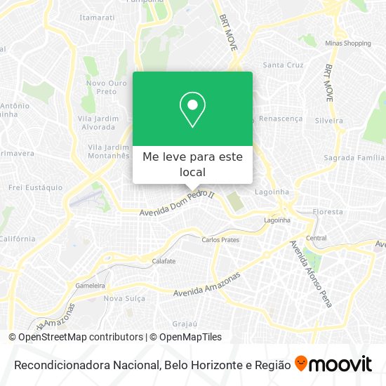 Recondicionadora Nacional mapa