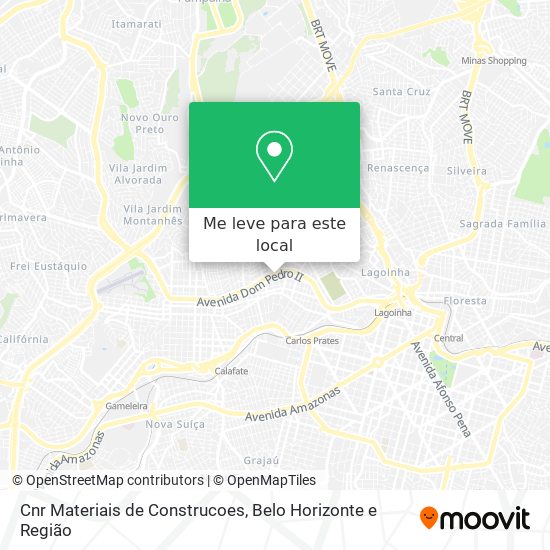 Cnr Materiais de Construcoes mapa