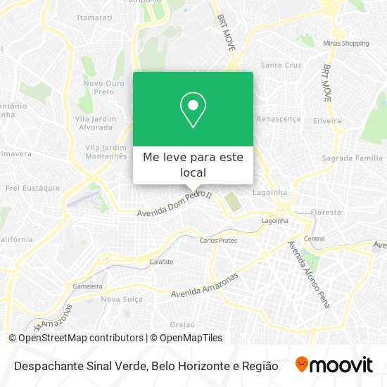 Despachante Sinal Verde mapa