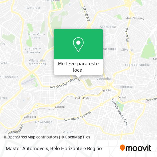 Master Automoveis mapa