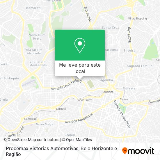 Procemax Vistorias Automotivas mapa