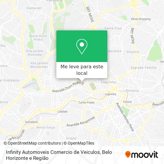 Infinity Automoveis Comercio de Veiculos mapa