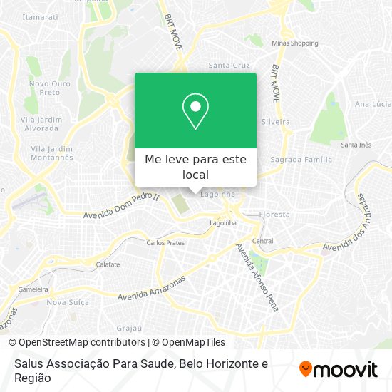 Salus Associação Para Saude mapa