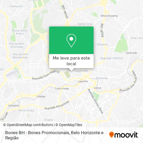 Bones BH - Bones Promocionais mapa