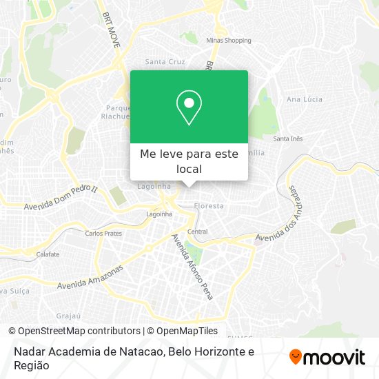 Nadar Academia de Natacao mapa