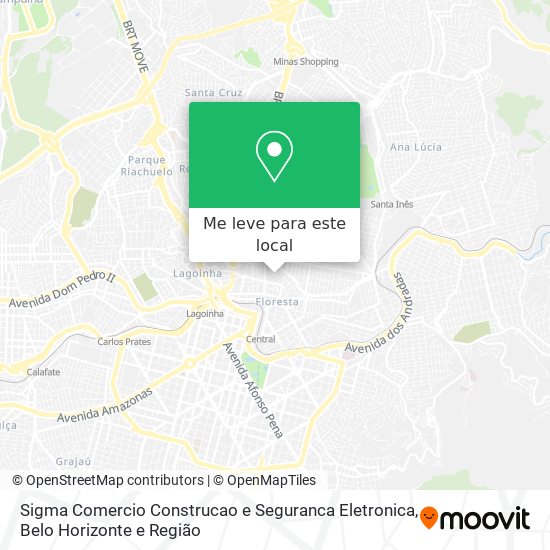 Sigma Comercio Construcao e Seguranca Eletronica mapa