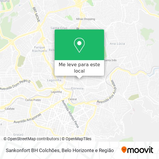 Sankonfort BH Colchões mapa