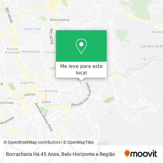Borracharia Há 45 Anos mapa