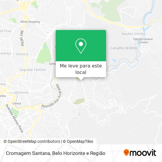 Cromagem Santana mapa