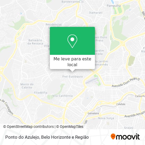 Ponto do Azulejo mapa