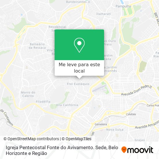 Igreja Pentecostal Fonte do Avivamento. Sede mapa