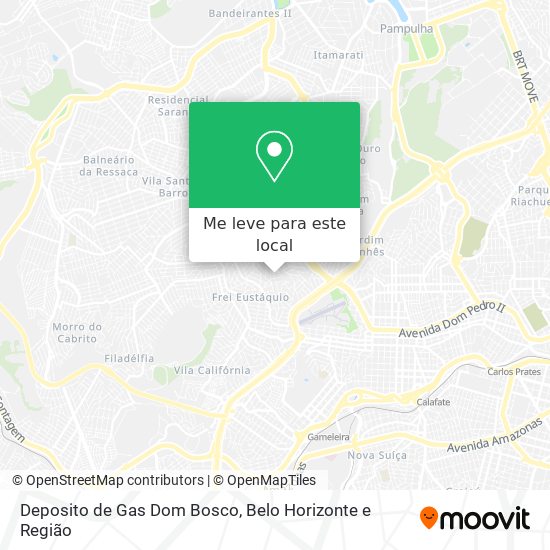 Deposito de Gas Dom Bosco mapa