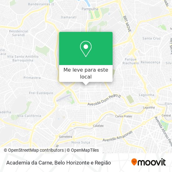 Academia da Carne mapa