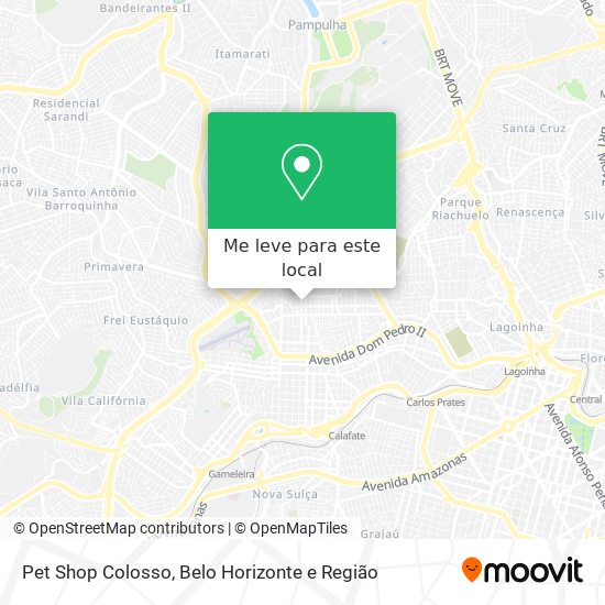 Pet Shop Colosso mapa