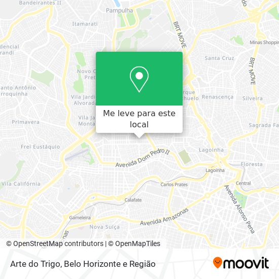 Arte do Trigo mapa