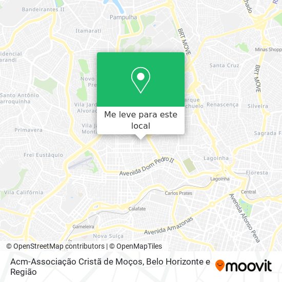 Acm-Associação Cristã de Moços mapa