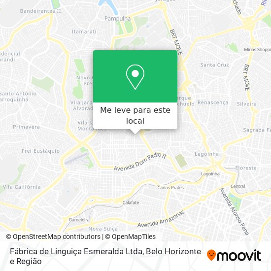 Fábrica de Linguiça Esmeralda Ltda mapa