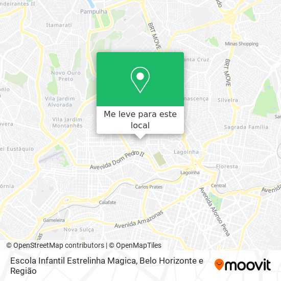 Escola Infantil Estrelinha Magica mapa