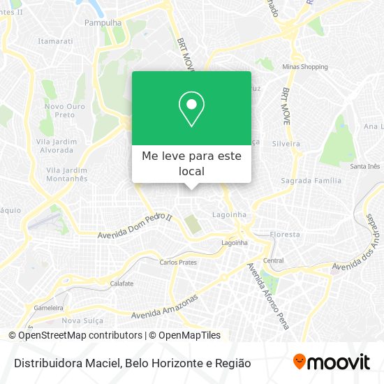 Distribuidora Maciel mapa