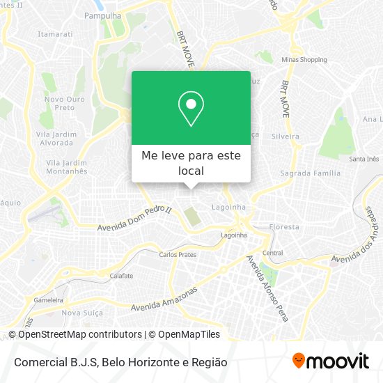 Comercial B.J.S mapa