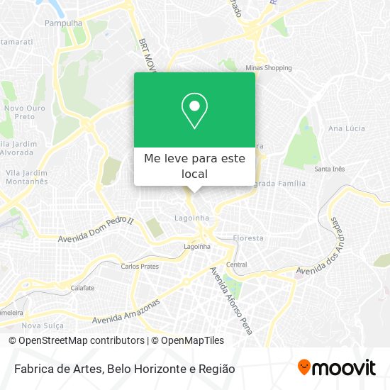 Fabrica de Artes mapa