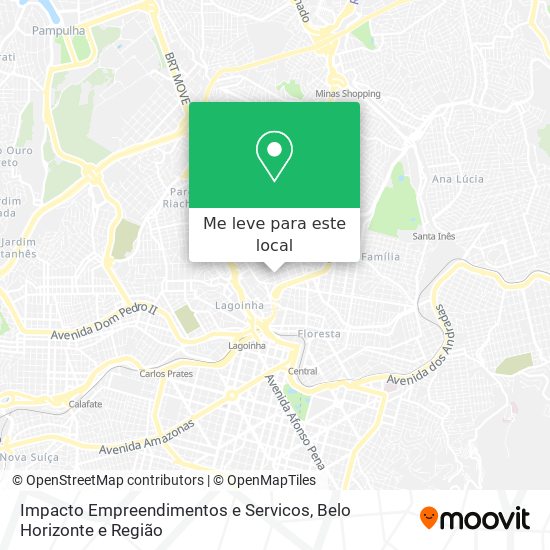 Impacto Empreendimentos e Servicos mapa
