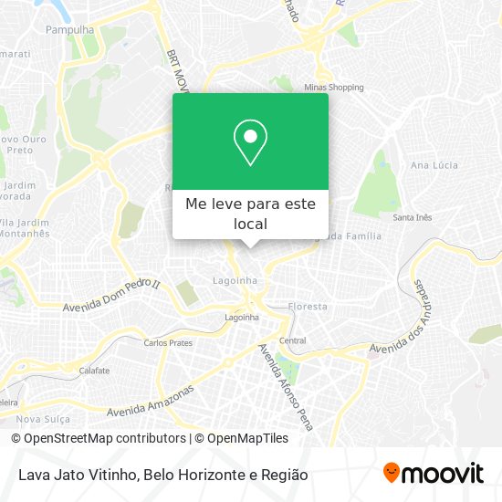 Lava Jato Vitinho mapa