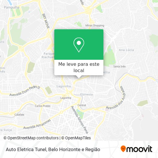 Auto Eletrica Tunel mapa