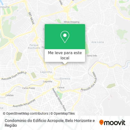 Condominio do Edificio Acropole mapa