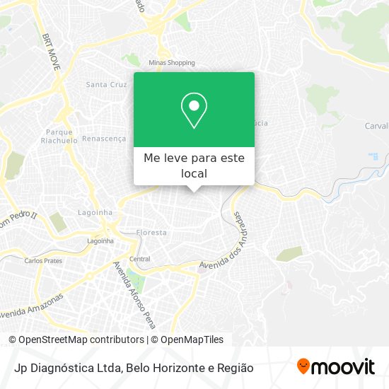 Jp Diagnóstica Ltda mapa