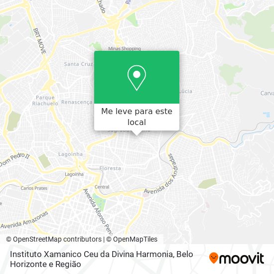 Instituto Xamanico Ceu da Divina Harmonia mapa