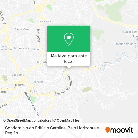 Condominio do Edificio Caroline mapa