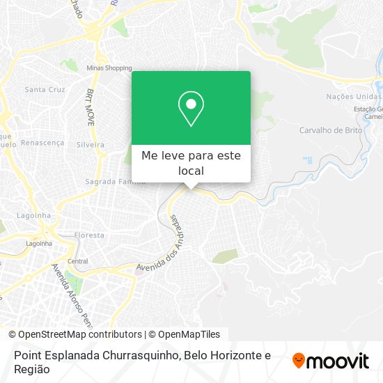 Point Esplanada Churrasquinho mapa
