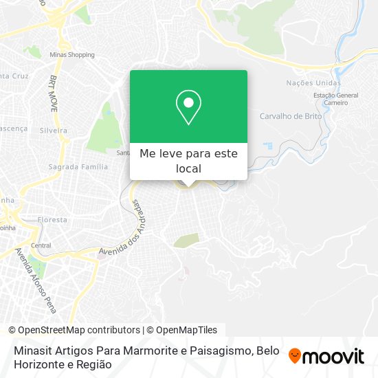 Minasit Artigos Para Marmorite e Paisagismo mapa