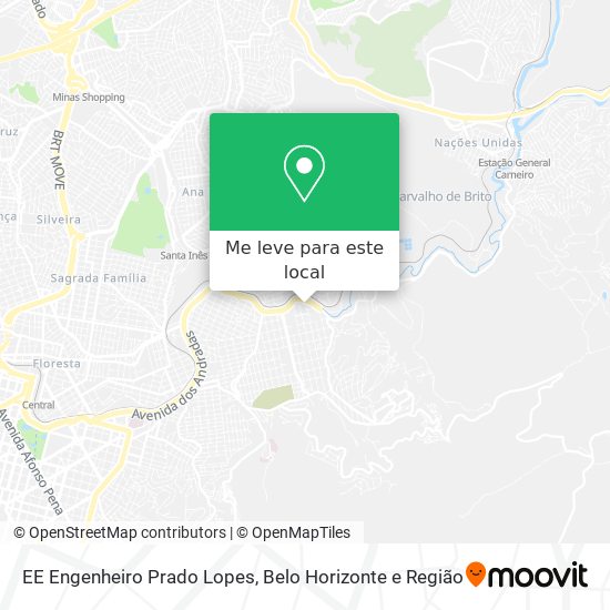 EE Engenheiro Prado Lopes mapa