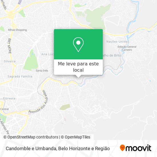 Candomble e Umbanda mapa