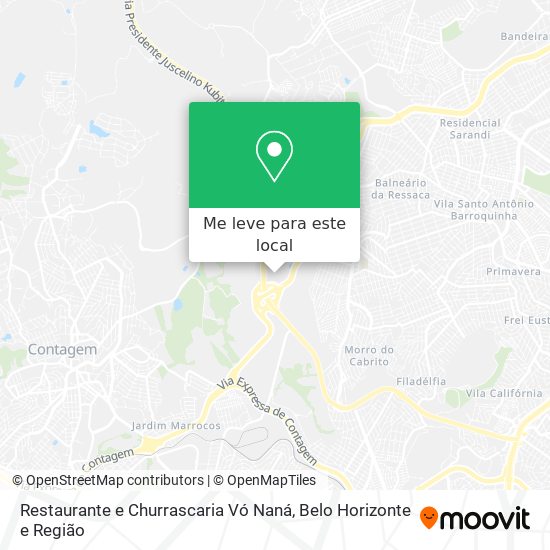 Restaurante e Churrascaria Vó Naná mapa
