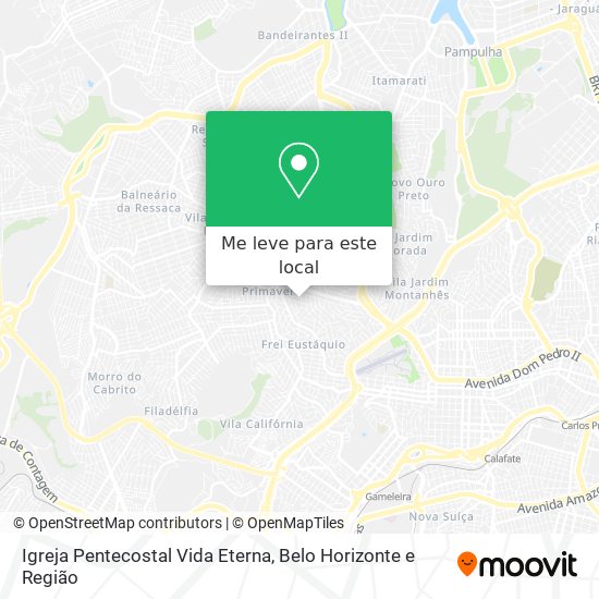 Igreja Pentecostal Vida Eterna mapa
