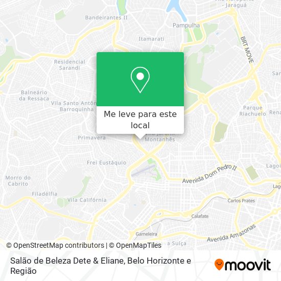 Salão de Beleza Dete & Eliane mapa