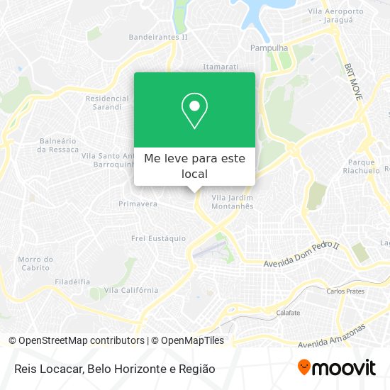 Reis Locacar mapa