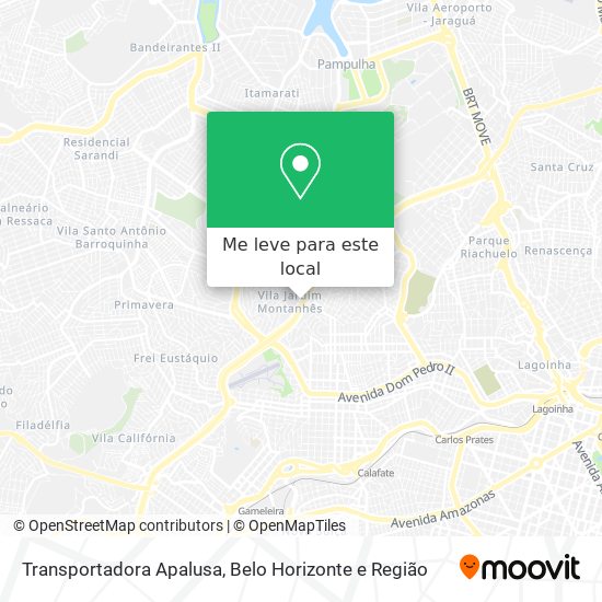 Transportadora Apalusa mapa