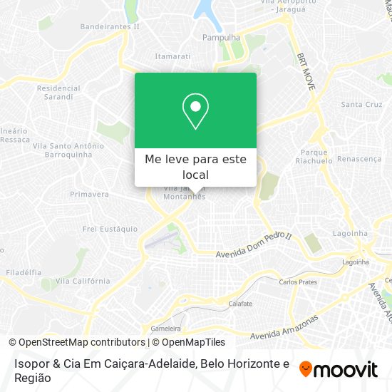 Isopor & Cia Em Caiçara-Adelaide mapa
