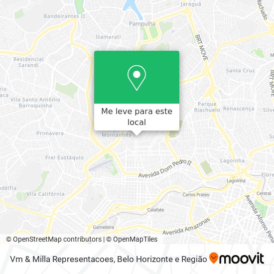 Vm & Milla Representacoes mapa