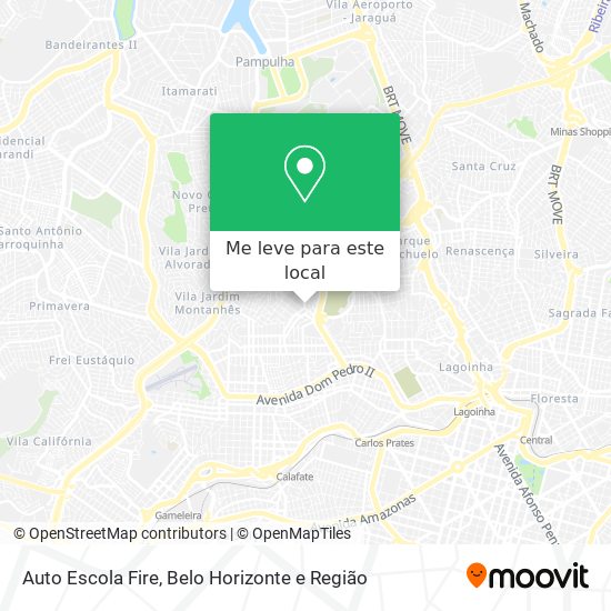 Auto Escola Fire mapa