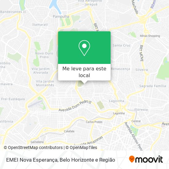 EMEI Nova Esperança mapa