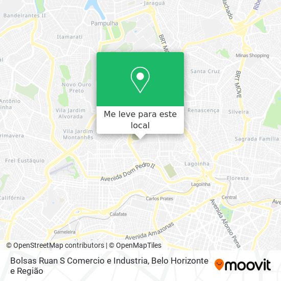 Bolsas Ruan S Comercio e Industria mapa